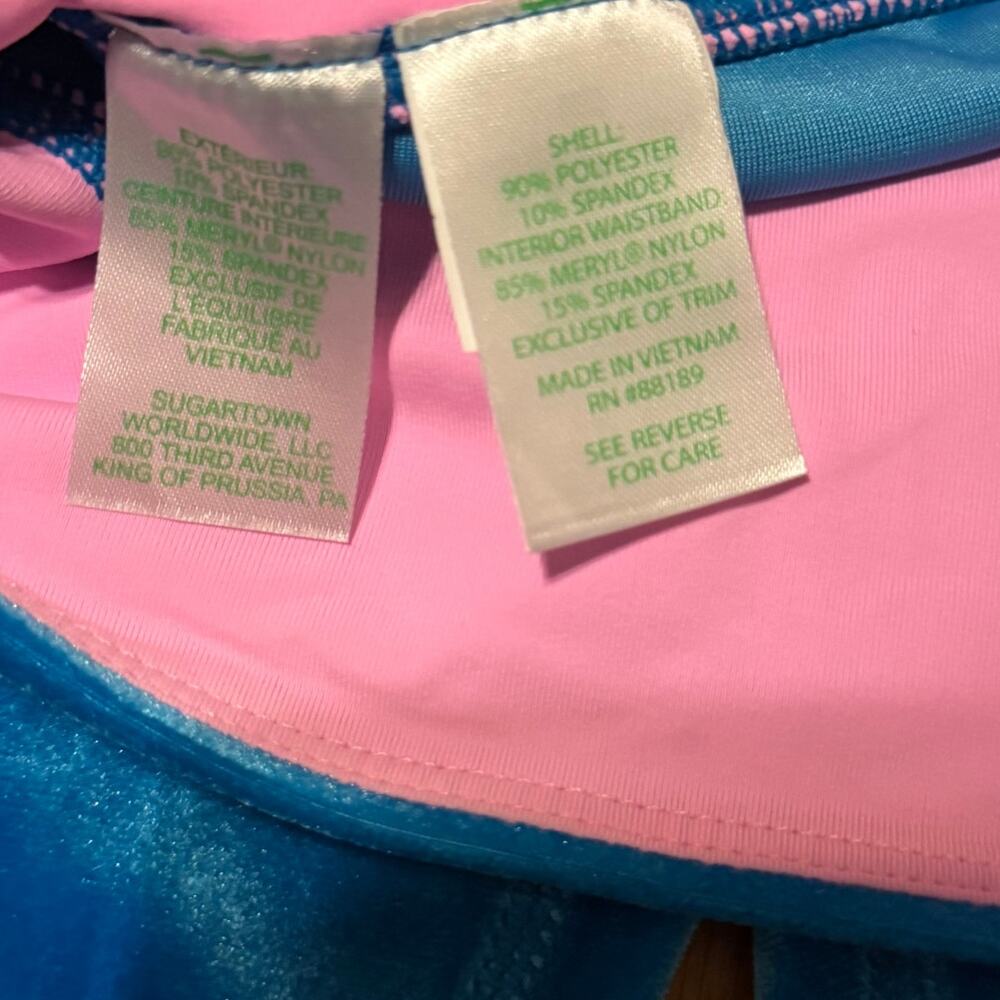 Lilly Pulitzer Luxletic Weekender High Rise Velour Leggings M - Picture 9 of 10